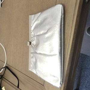 Silver clutch Purse